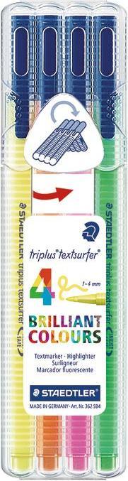 Produktbild Staedtler Textmarker triplus textsurfer 4St Box (Assortiert, 4 mm, 4 x)