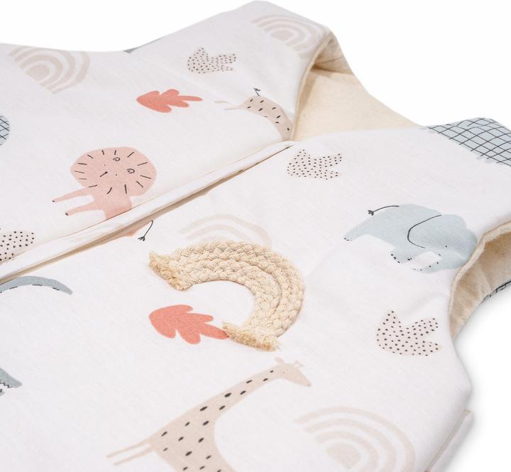 Immagine prodotto Julius Zöllner Sacco a pelo biologico, Wild Friends (92 cm, 2,5 TOG, Tutto l'anno)