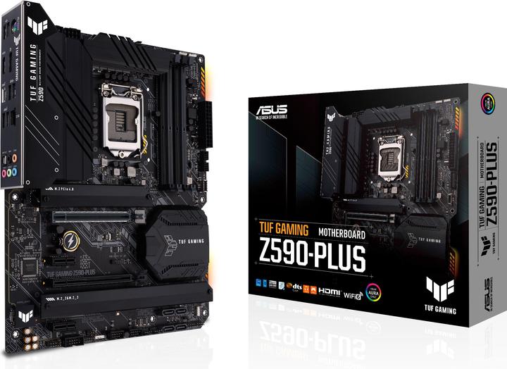 Produktbild ASUS TUF GAMING Z590-PLUS (LGA 1200, Intel Z590, ATX)