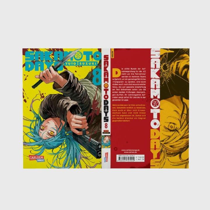 Actual product image Sakamoto Days 8 (German, Yuto Suzuki, 2024)