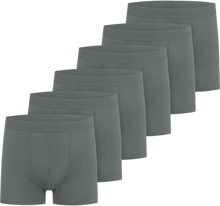 Image du produit Normani 6 Herren Boxershorts aus Viskose mit Geschenk Box - 9001 (XXL, paquet de 6)
