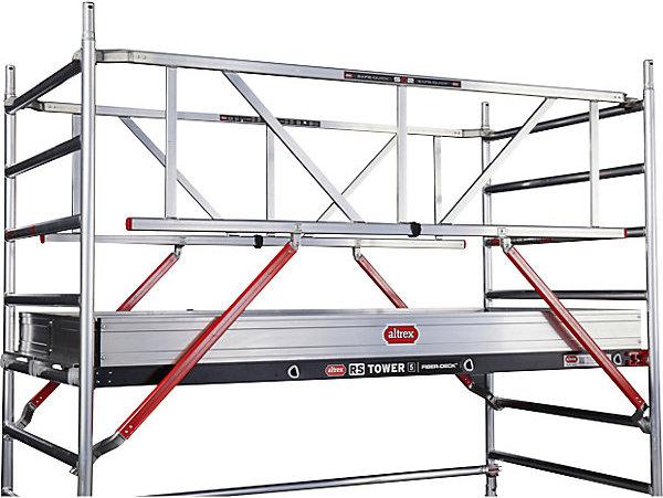 Actual product image Altrex RS TOWER 55 mobile access tower, wooden platform, length 1.85 m, working height (Scaffolding, 190 cm)