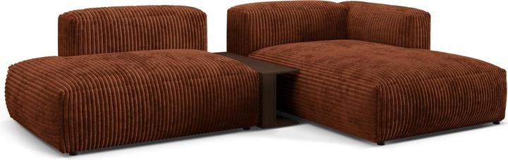 Actual product image Micadoni Modular Right Corner Sofa, "Martina", 2 Seats, 285x176x75 Made in Europe (Corner sofa)