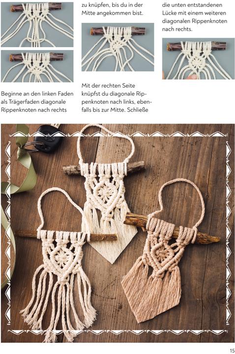 Produktbild Kreativ-Set Einfach Makramee. Mit Anleitungsbuch und Material