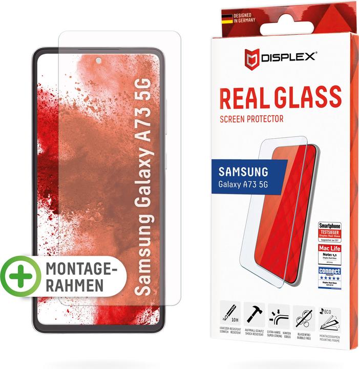 Displex Real Glass, 2D Panzerglas (1 Piece, Samsung Galaxy A73 5G)
