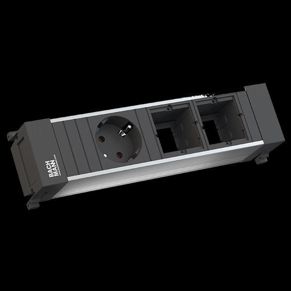 Produktbild Bachmann POWER FRAME 3-way (1 x, CEE 7/3, 0.10 m)