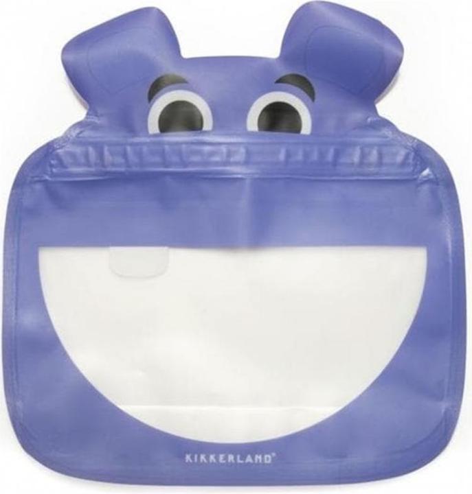 Produktbild Kikkerland Hippo Zipper Bag (3 x)