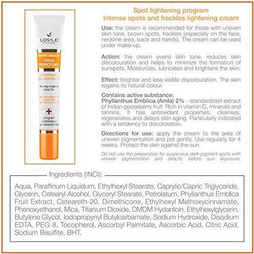 Image du produit Floslek White and Beauty Spot cream whitening color changes 20 ml (20 ml, Crème 24h)