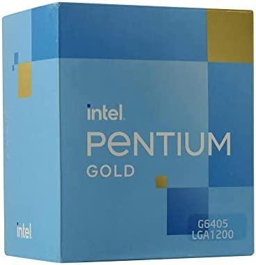 Immagine prodotto Intel Pentium G6405 4,1GHz LGA1200 4M Cache CPU Box (LGA 1200, 4.10 GHz, 4.10 -Core)