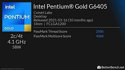 Immagine prodotto Intel Pentium G6405 4,1GHz LGA1200 4M Cache CPU Box (LGA 1200, 4.10 GHz, 4.10 -Core)