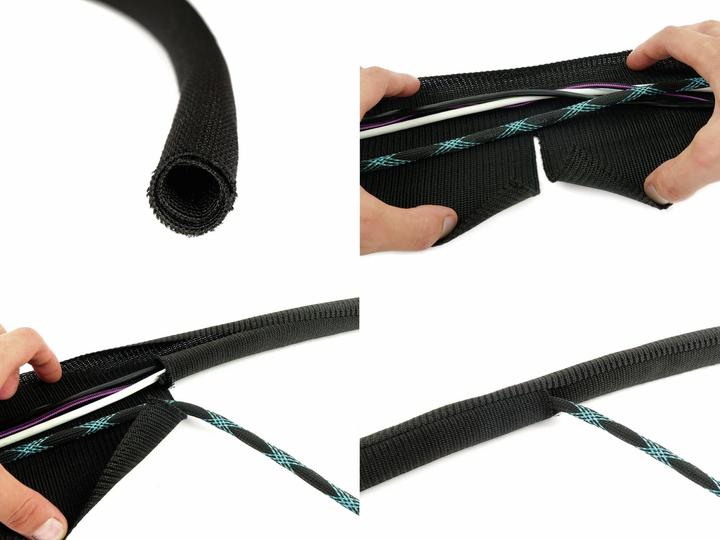 Image du produit Label-the-cable Organisateur de câbles Blanc 1 pièce (LTC 5120) (Gaines pour câbles, 200 cm)