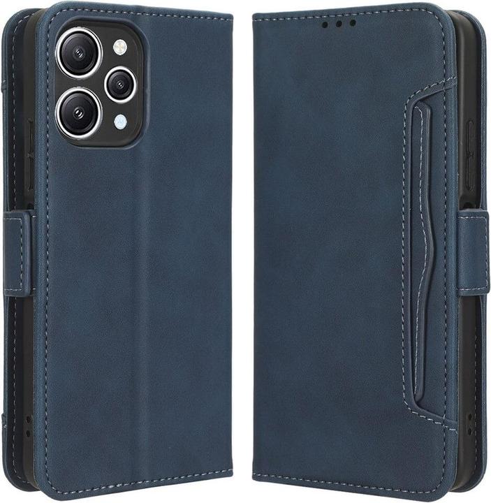 Produktbild Cover-Discount Xiaomi Redmi 12 - Etui viele Kartenfächer blau (Xiaomi Redmi 12)