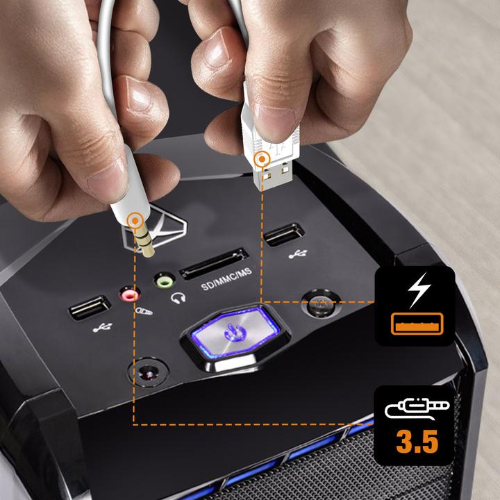 Produktbild LinQ A2035 Desktop-Lautsprecher