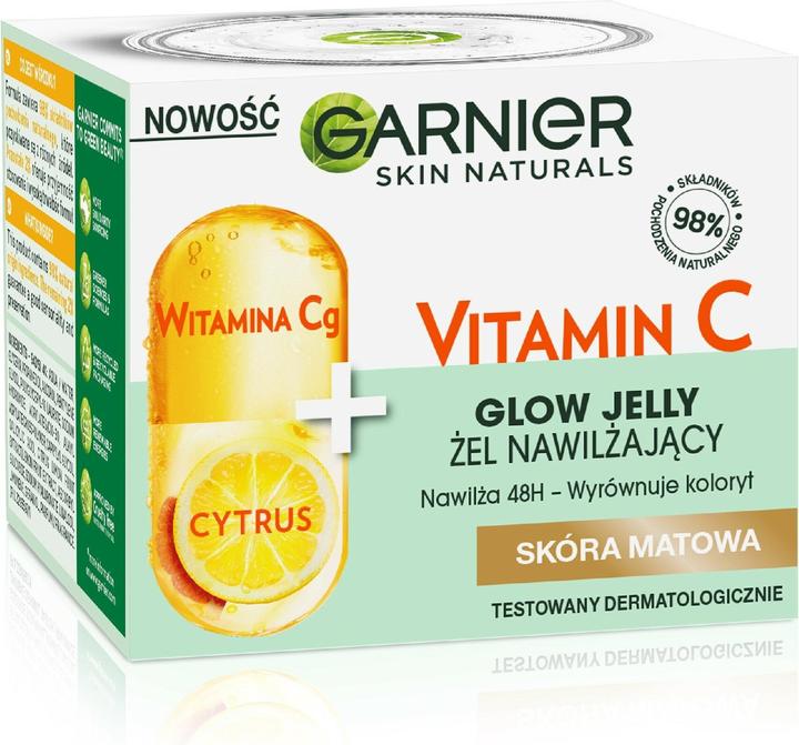 Garnier Skin Naturals Vitamin C Glowjelly Moisturizing Gel For Matte Skin (Körpergel, 50 ml)