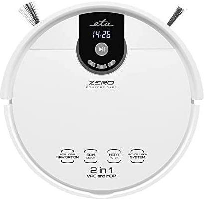 Productafbeelding ETA Robotstofzuiger ETA122790000 Zero 2-in-1, met natreinigingsfunctie