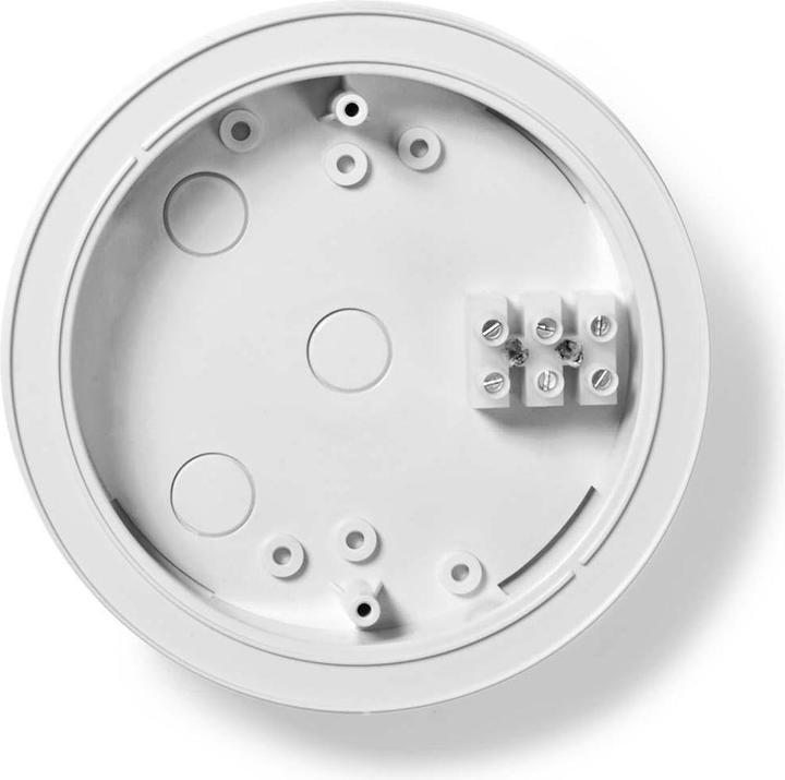 Immagine prodotto Nedis Supporto del rilevatore | Diametro: 128 mm | Viti e spina | 1 pezzo | Bianco
