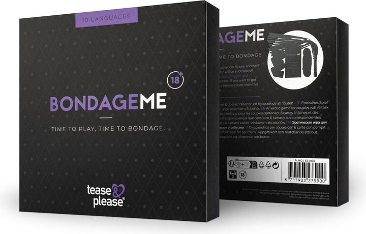 Actual product image tease & please Bondage Me | Time To Play, Time To Bondage (Other, English, German)