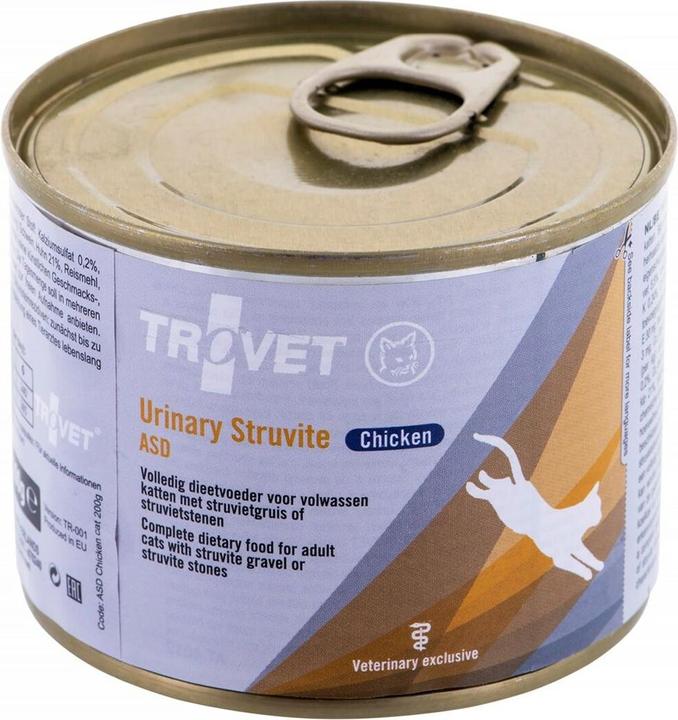 Image du produit Trovet ASD Urinary Struvite 200g z kurczakiem dla kotów (Senior, 200 g)