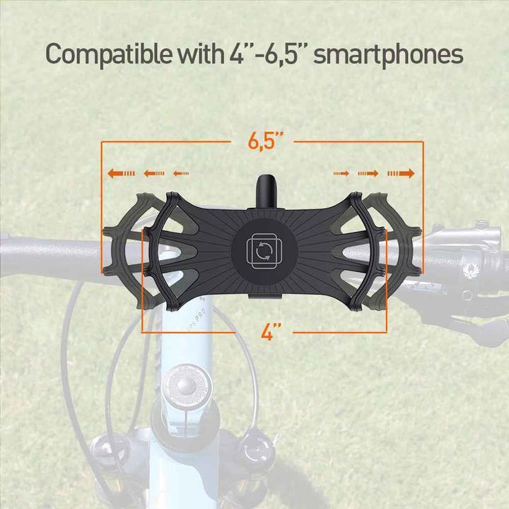 Immagine prodotto Tellur BPH100 Supporto per telefono da bicicletta nero