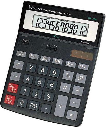 Produktbild Casio VECTOR KAV DK-206 skaičiuotuvas (Batterien, Solarzellen)
