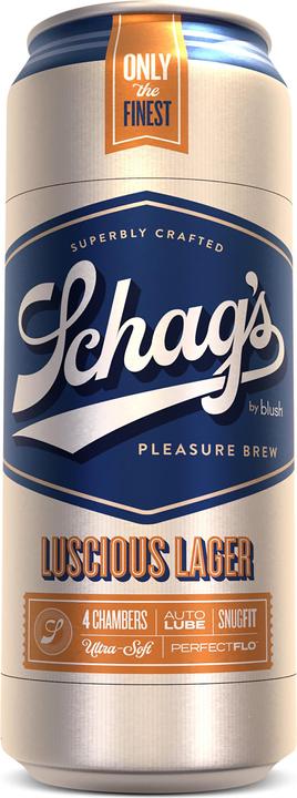 Actual product image Blush Schag’s Luscious Lager Masturbator Frosted