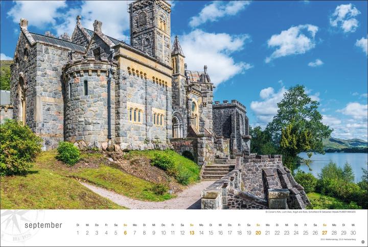 Actual product image Schottland Globetrotter Kalender 2026 - Von wilden Küsten, Seen und Bergen (Hardcover, German)