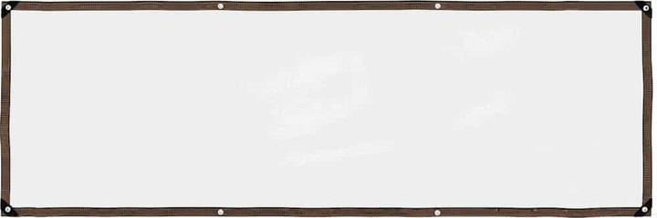 VidaXL Telone trasparente con occhielli 1x3 m telone trasparente in polietilene (100 x 300 cm)
