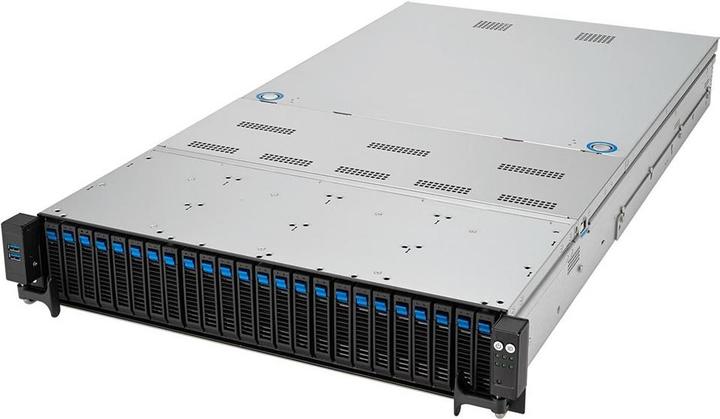 Produktbild ASUS Platforma Rack (2U) RS720A-E12-RS24U AMD Epyc 9004 (24x NVMe 2xM.2 3xGPU 2x10Gbe IPMI 1+1 (AMD Epyc 9004 series, Rack Server)