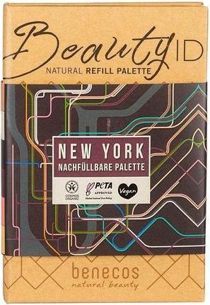 Actual product image Benecos BIO Palette Small New York - 12g - Beauty ID (Whipped cream, pearl onyx, ballerina glam, Matt Plum)