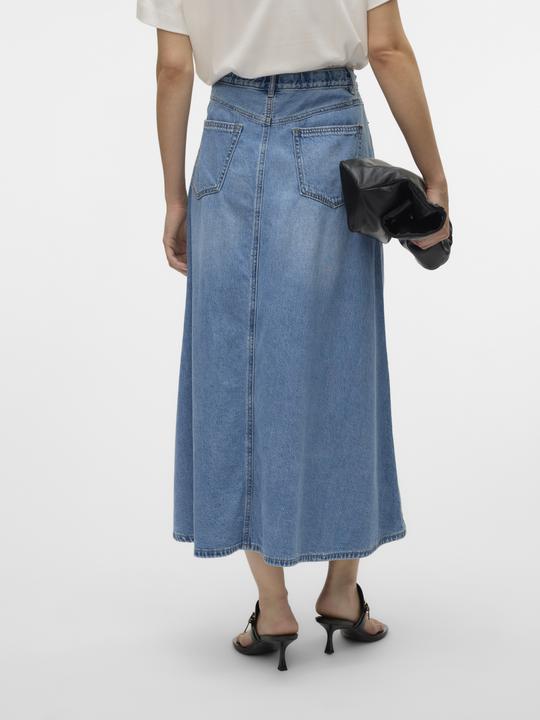 Actual product image Vero Moda VMHILLA Mittlere Taille Midirock Jeansrock (S)