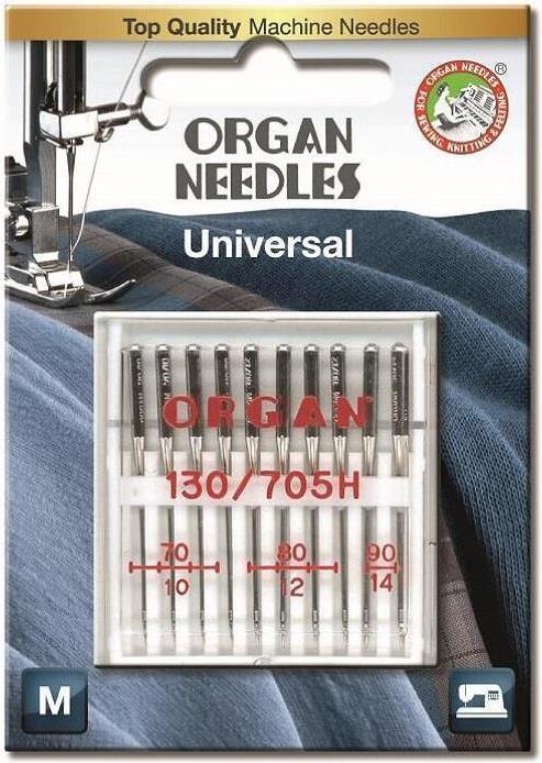 Immagine prodotto Organ Needle Organ 130/705 H REG a10 pz. 070/100 Aghi universali Confezione in blister