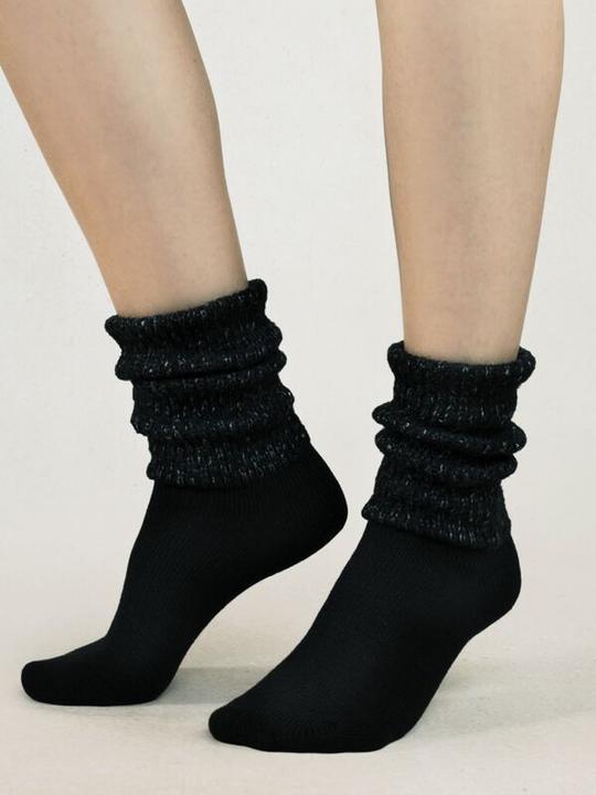 Bleuforêt Socken Kaschmir Pailletten