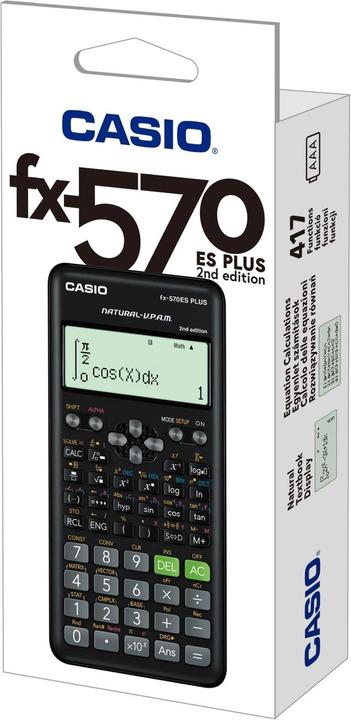 Casio Scientific calculator FX-570ES PLUS II, 230 x 142 x 26mm (Batteries)