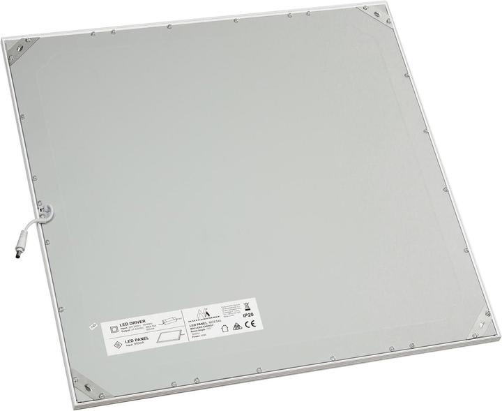 Image du produit Maclean Panneau LED suffixe fin 40W, 3200lm blanc chaud (3000K) Energy MCE540 WW 595x595x8mm (3200 lm)