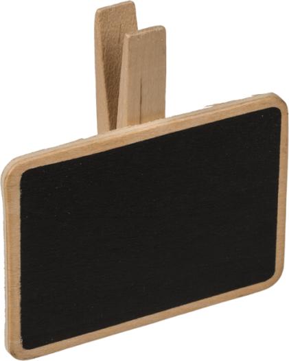 Image du produit Magni Tableau en bois Mini 7x7cm avec clip pour l'écriture (7 x 7 cm)