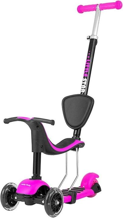 Actual product image Mally Children's scooter Milly Little Star 3-in-1 step, pink