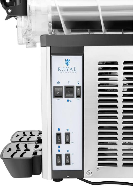 Actual product image Royal Catering Slush Machine - 2 x 12 Litres - LED