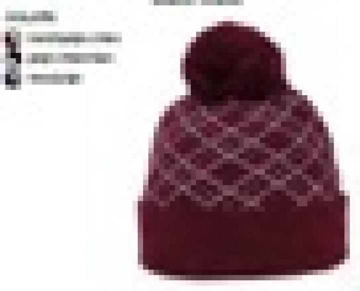 Produktbild Colibri Mütze mit Bommel dunkelblau / Grau