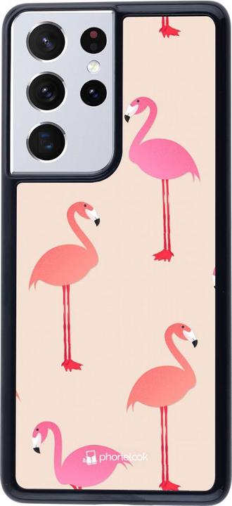 Actual product image PhoneLook Coque Pink Flamingos Pattern (Samsung Galaxy S21 Ultra 5G)