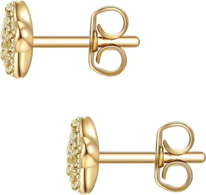 Immagine prodotto Glanzstücke München Kinder Stern Sterling Silber Zirkonia Gelbgold - 30392 (Argento)