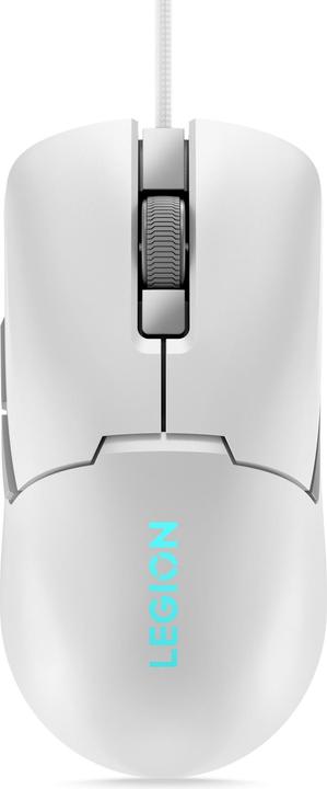 Actual product image Lenovo Accessories Legion M300s RGB Gaming Mouse (Glacier White) (Cable)