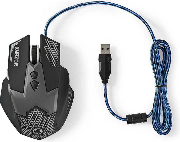 Actual product image Nedis Gaming Mouse GMWD200BK (Cable)