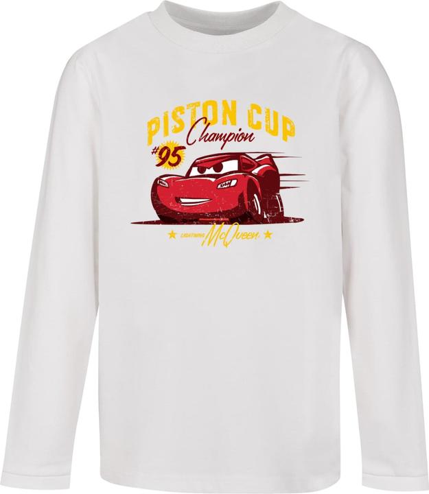 Immagine prodotto Absolute Cult Cars per bambini - Maglia a maniche lunghe Piston Cup Champion - 134749 (110, 116)
