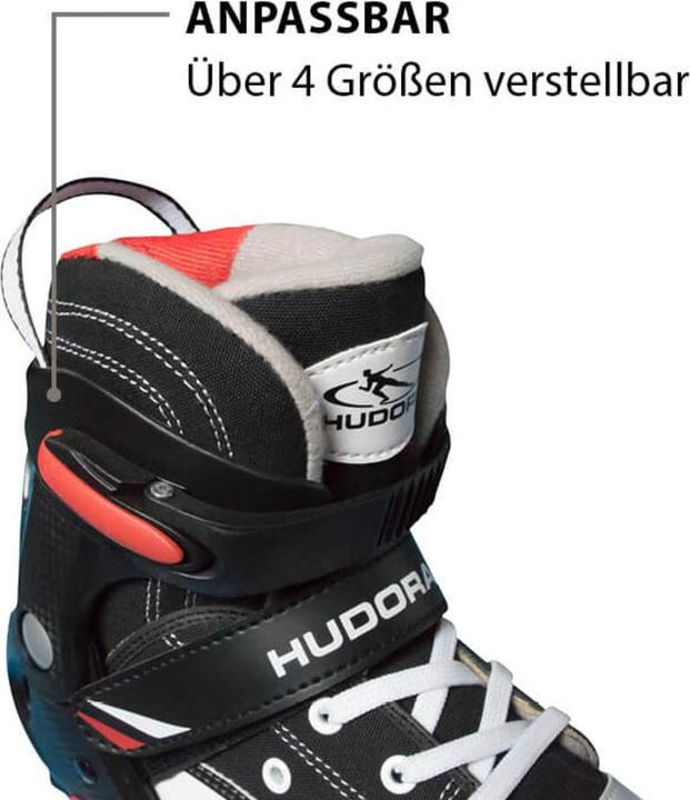 Produktbild Hudora HDO Roller Skates Gr 28-31 bk 22030 (28, 29, 30, 31)
