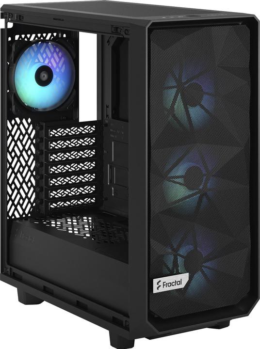 Actual product image Fractal Meshify 2 Compact RGB Black TG Light (ATX, mATX, Mini-ITX)