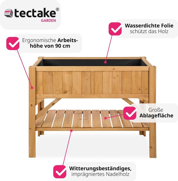 Produktbild tectake Hochbeet