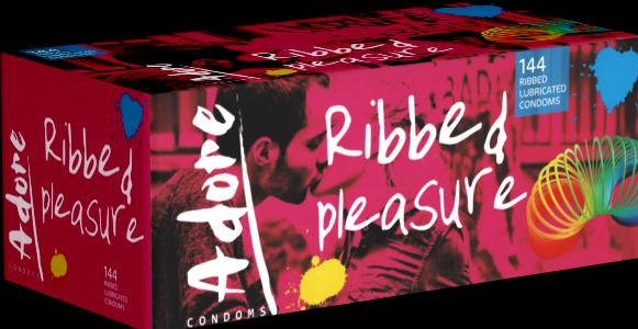 Image du produit Adore Plaisir nervuré (144 pcs)