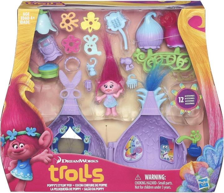 Hasbro Troll city Poppy's hair salon