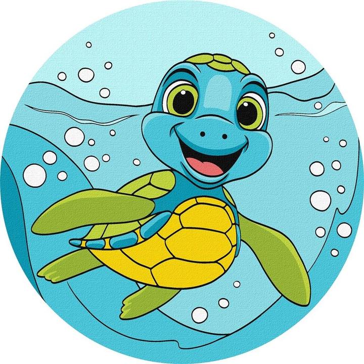 Actual product image Norimpex Malen nach Zahlen - Süsse Schildkröte