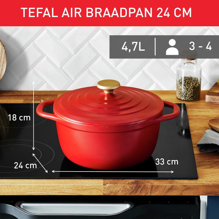 Produktbild Tefal E2544604 (24 cm, Kochtopf, Aluminiumguss)
